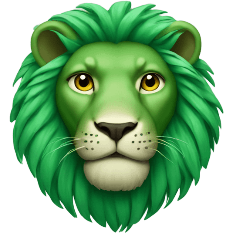 Green lion emoji