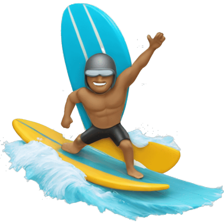 Un pâtissier qui surf emoji