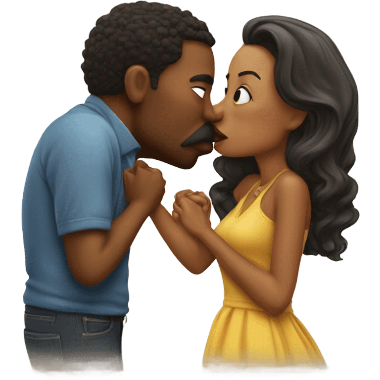 Smacka Doo and his wife smooching emoji