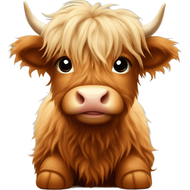 baby highland cow  emoji