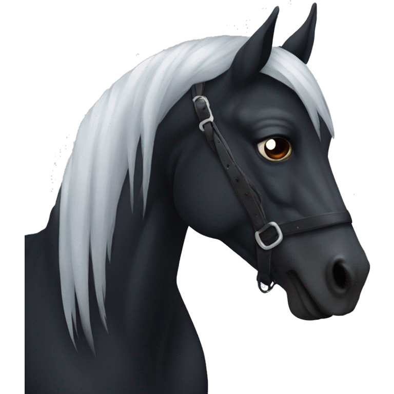 Dark gothic horse  emoji