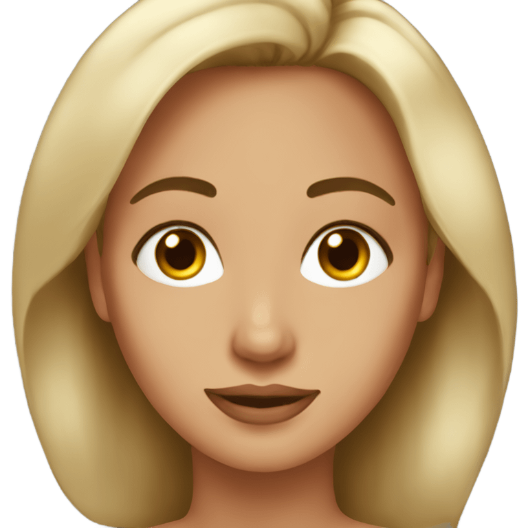 A beautiful woman emoji