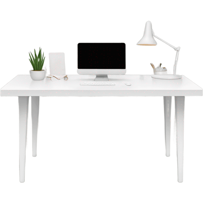 minimalist-clean-work-desk-with-white-wood-colorway-front-view emoji