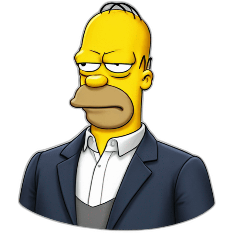 Homer simpson macron emoji