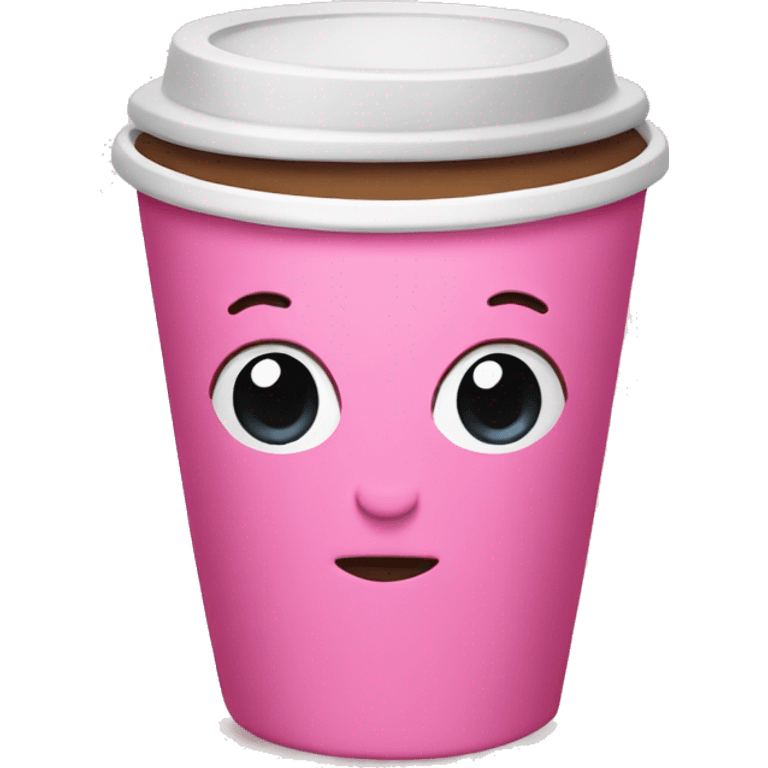 Pink cup emoji