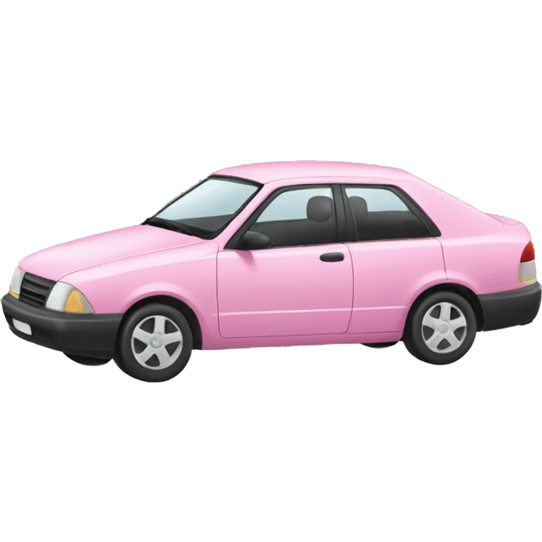 Coche rosa emoji