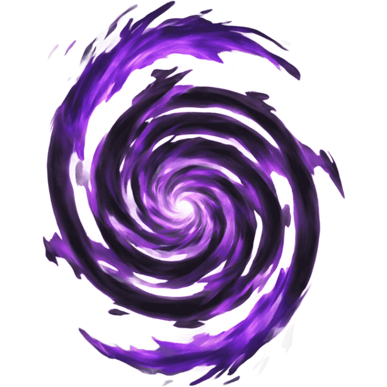 A black and purple vortex pulls enemies in, swirling energy around them. emoji