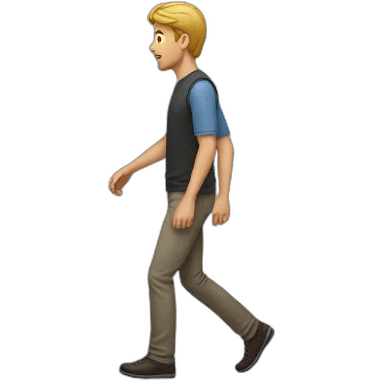 man walk emoji