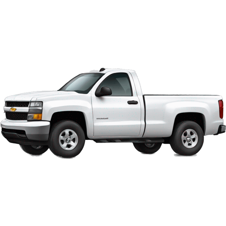 Chevrolet truck white car emoji