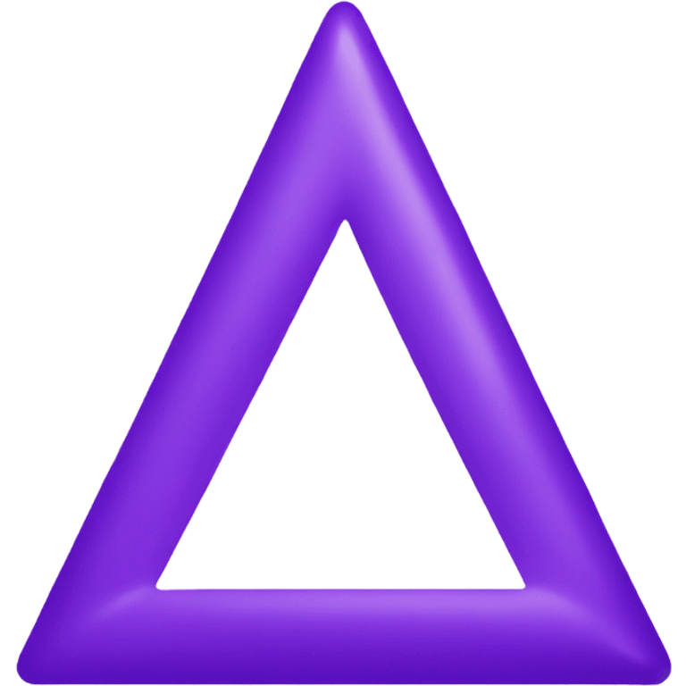 Purple triangle emoji