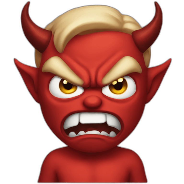 Devil angry emoji