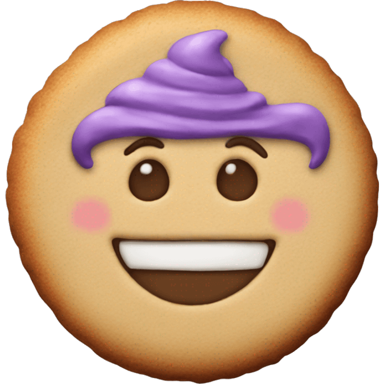 Birthday cookie emoji