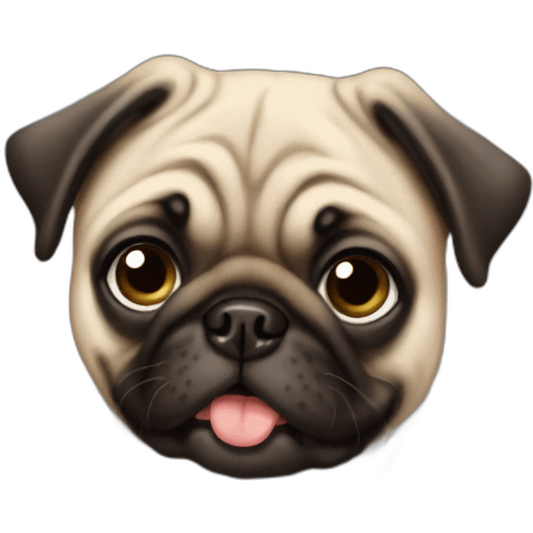 Pug puppy emoji