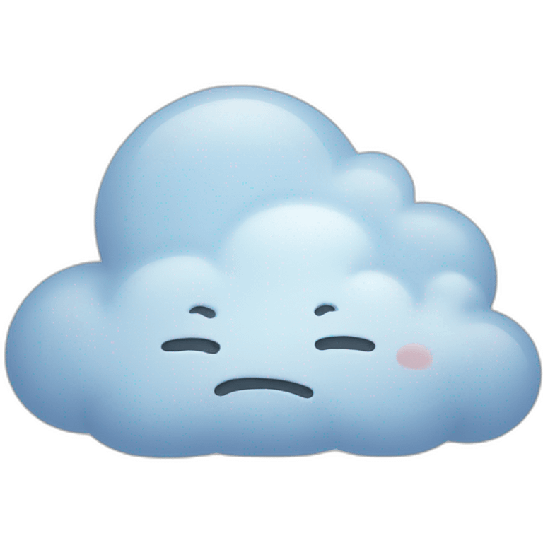 sad cloud emoji