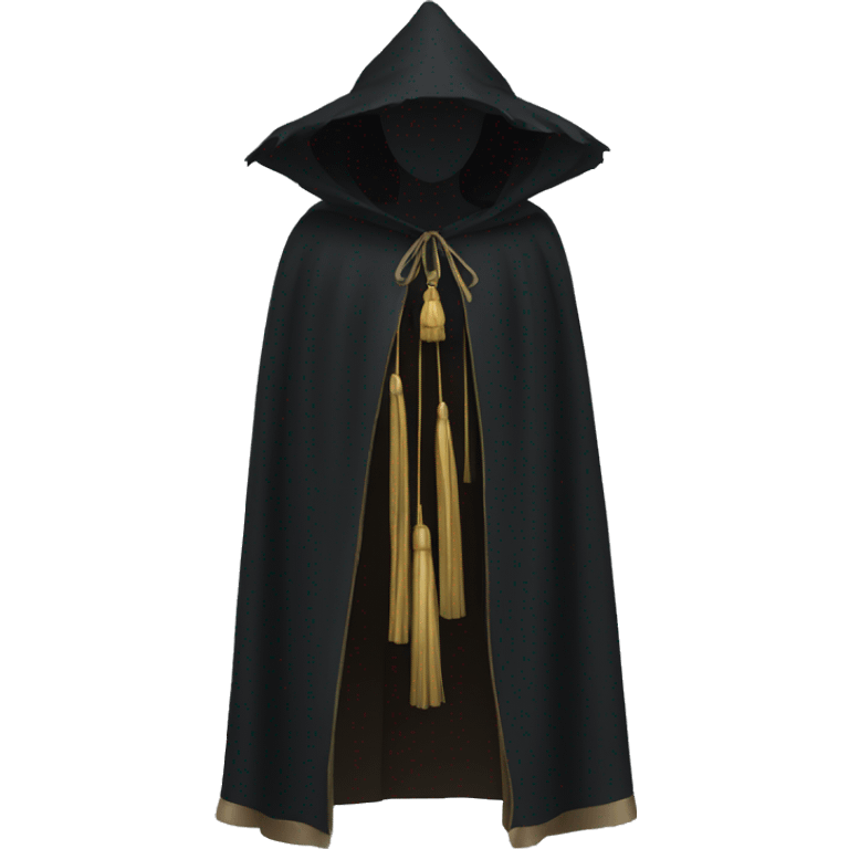 black tassel cloak emoji