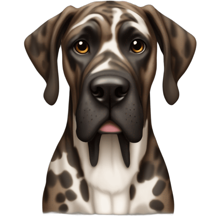 Brindle Great Dane emoji