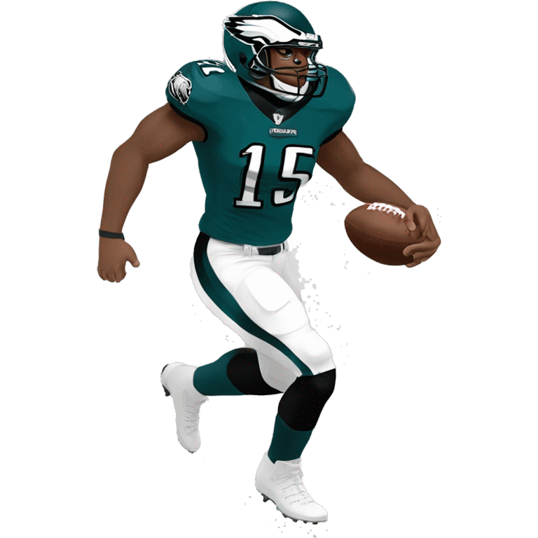 eagles football player defeating commanders football player emoji