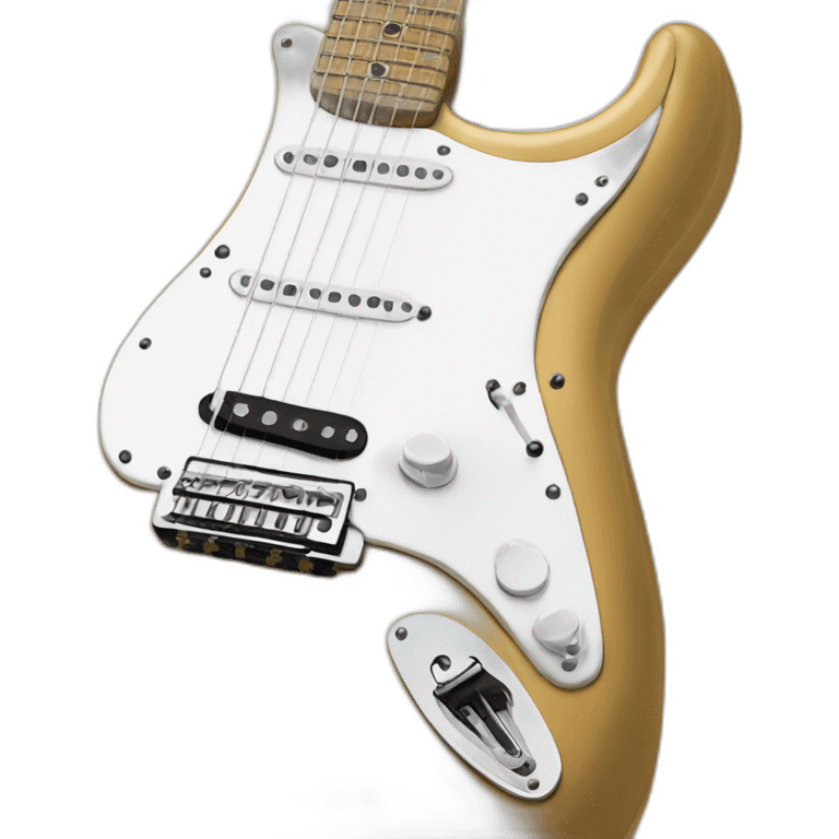 Stratocaster electric guitar emoji