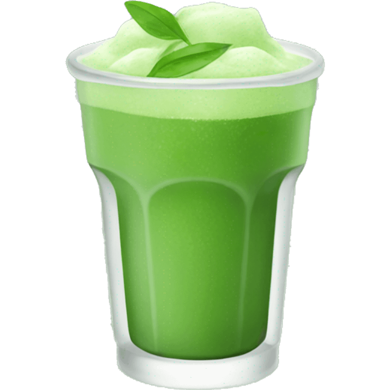 Ice Cold matcha emoji