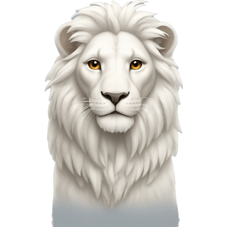 white lion with wings emoji