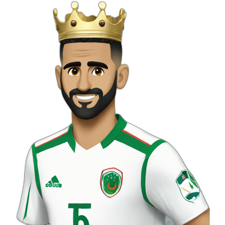 Mahrez is a king of Algeria  emoji