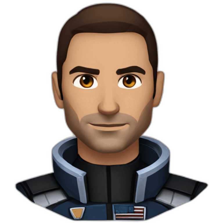 Captain shepard mass effect emoji