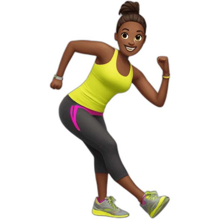 Zumba fitness emoji