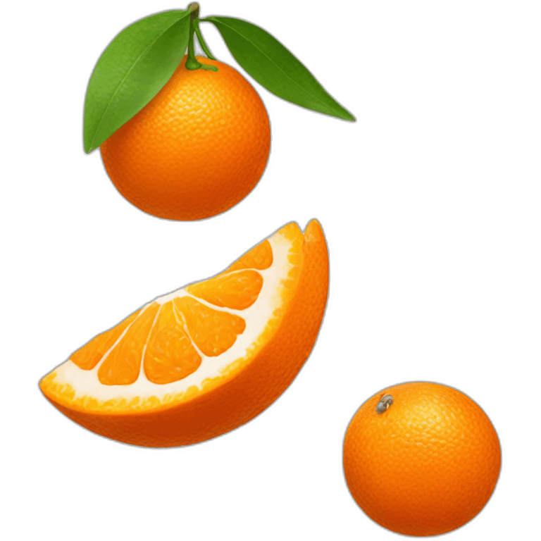 tangerine-fruit emoji