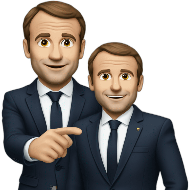 Macron fait le doigt dhonneur emoji