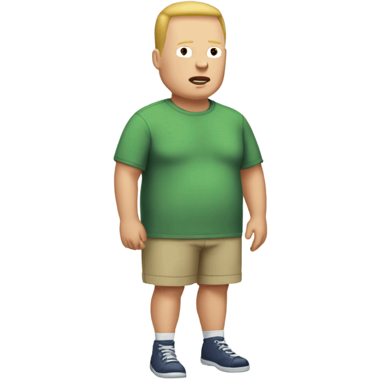 bobby hill from king of the hill wearing shorts emoji