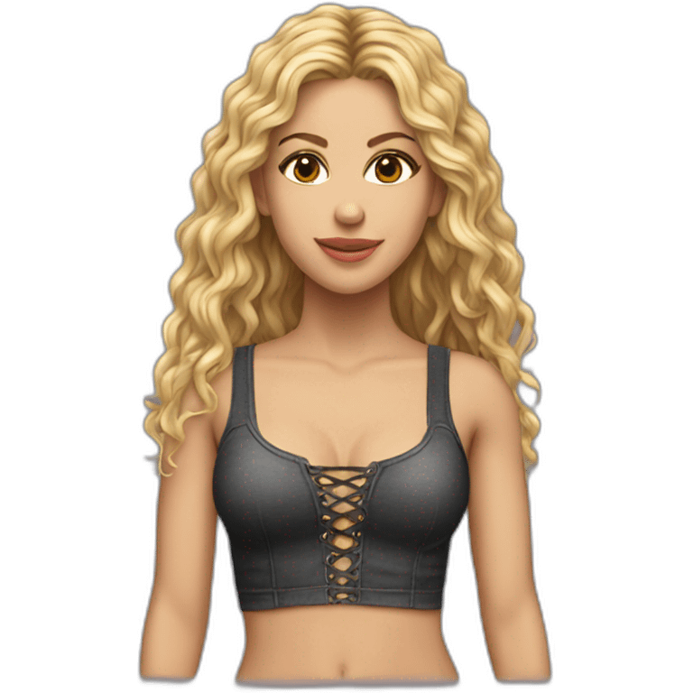 shakira realistic laced top emoji