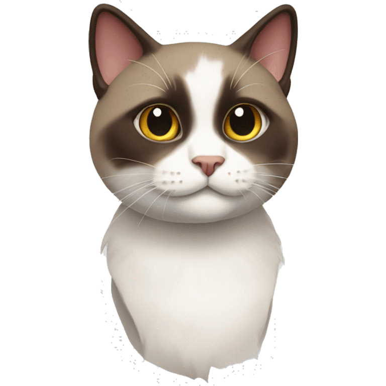 snowshoe cat emoji