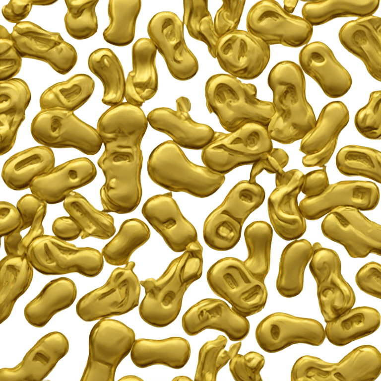 Gold $ drip emoji