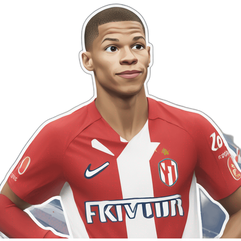 Mbappé at Monaco emoji