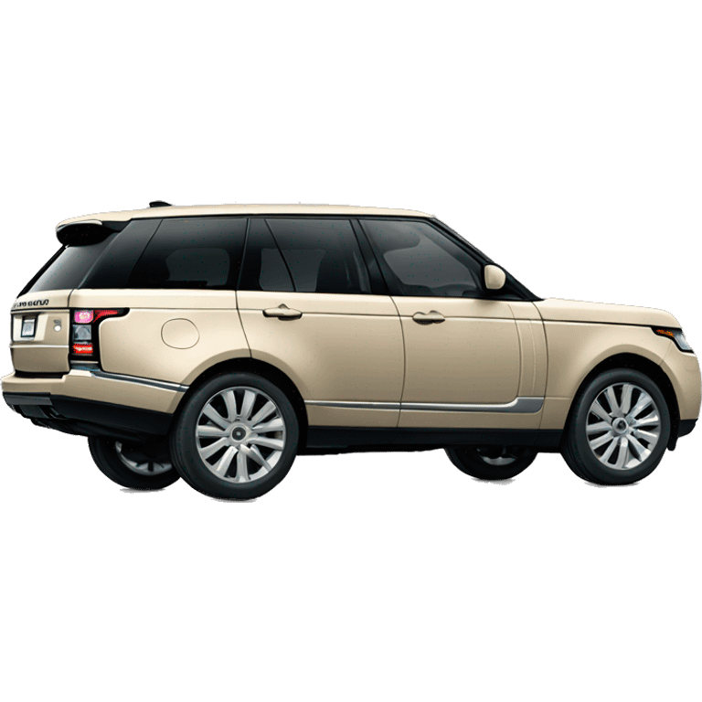 Beige range rover  emoji