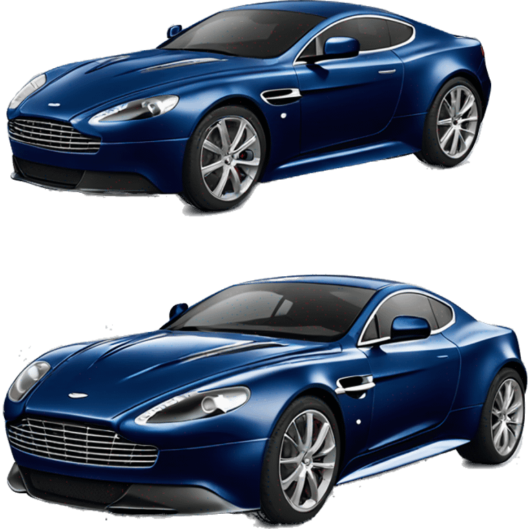 DARK blue aston martin sports car emoji