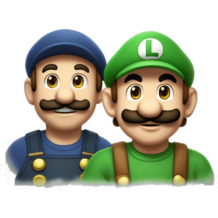 mario and luigi emoji