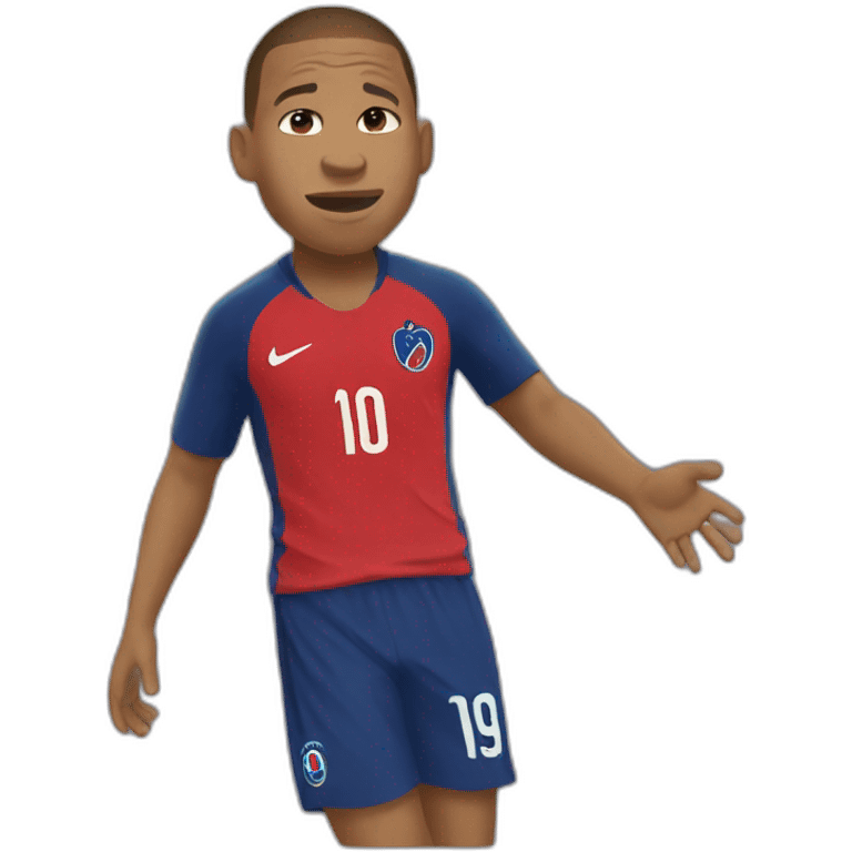 mbappe cried emoji