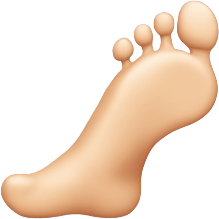 Feet at a massage place emoji