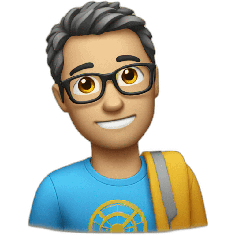 un geek qui dort emoji