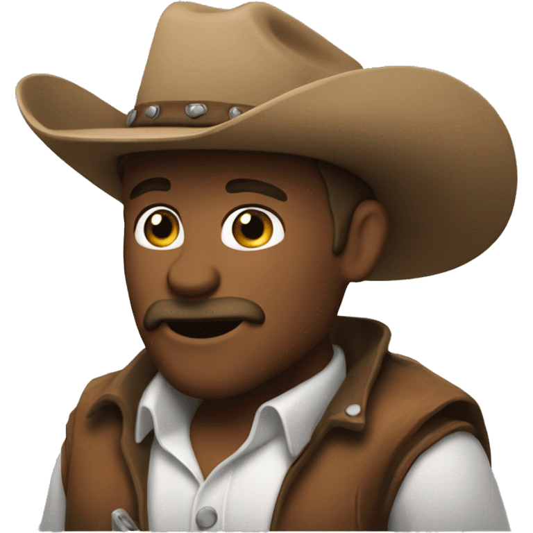 cowboy mewing emoji