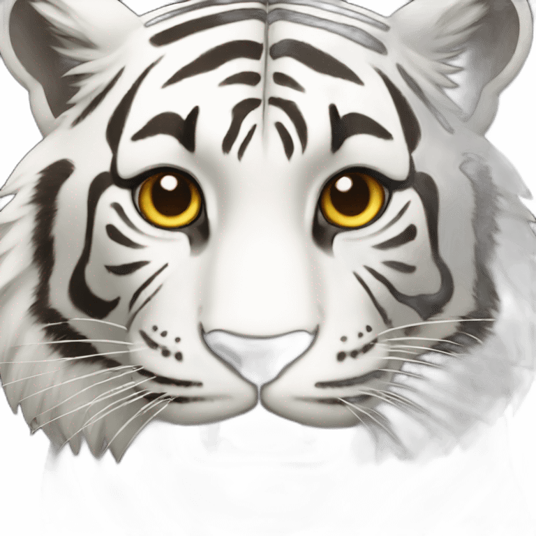 tigre blanco emoji