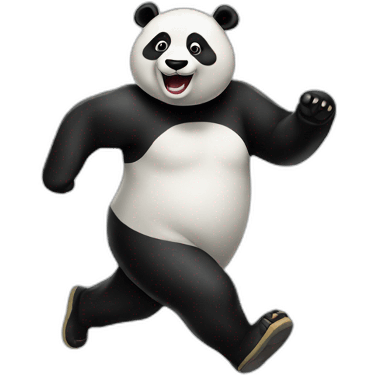 panda running emoji