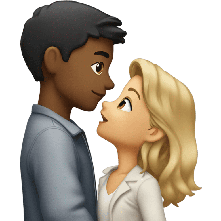 Lexi kissing jackson emoji