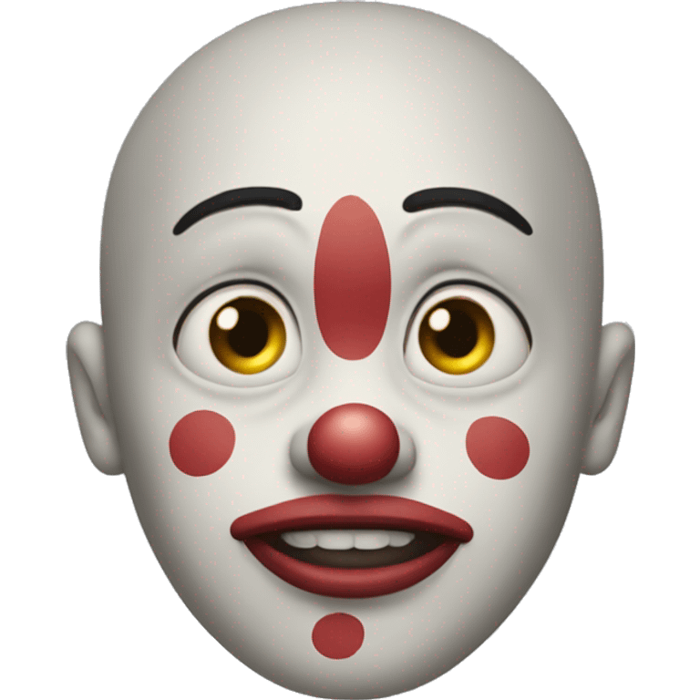 Removing clown face emoji