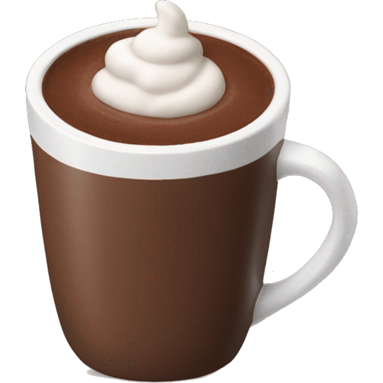 hot chocolate  in a mug emoji