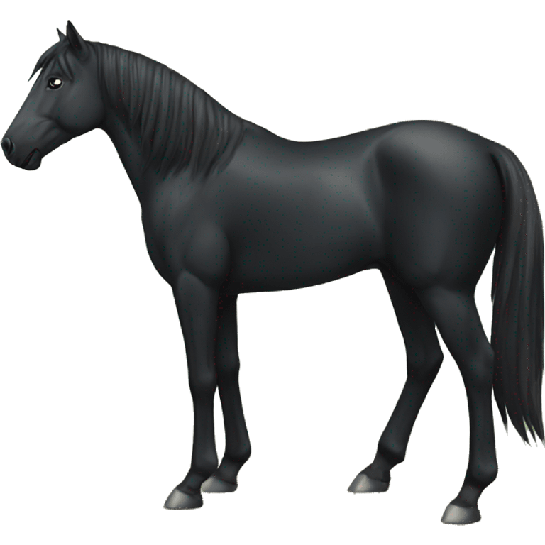 black horse emoji