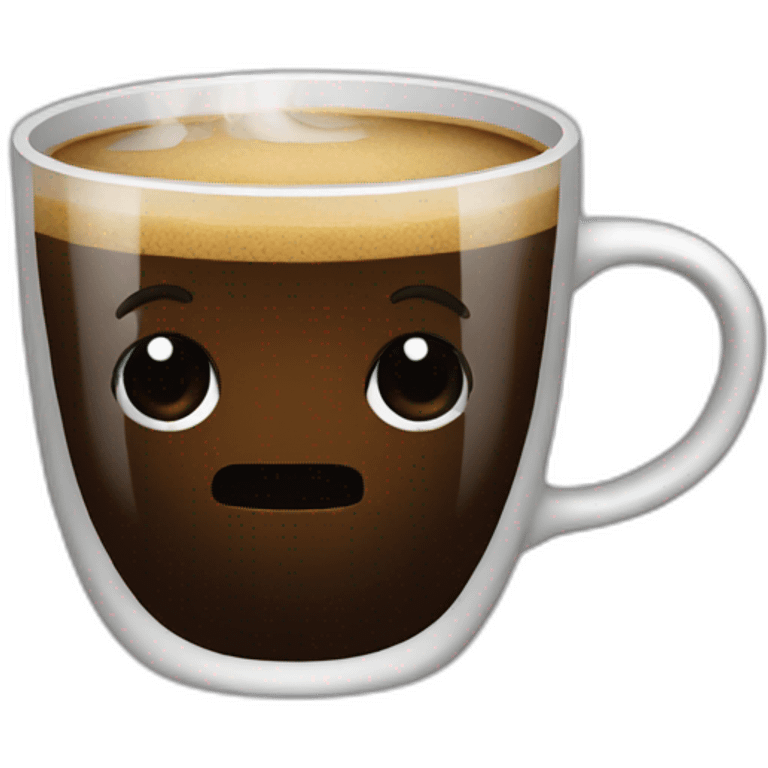 Black coffee  emoji