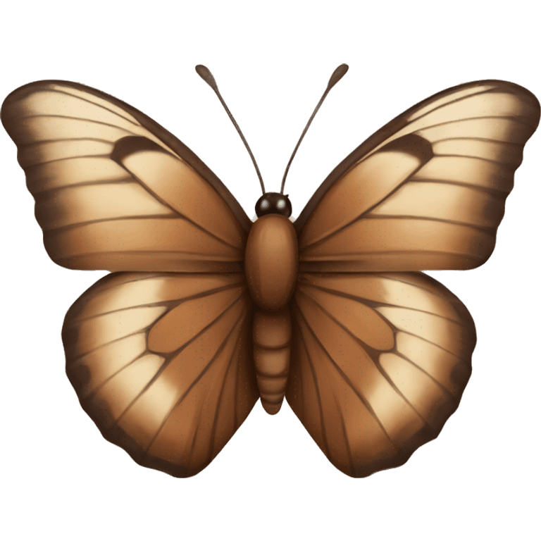 brown butterfly emoji