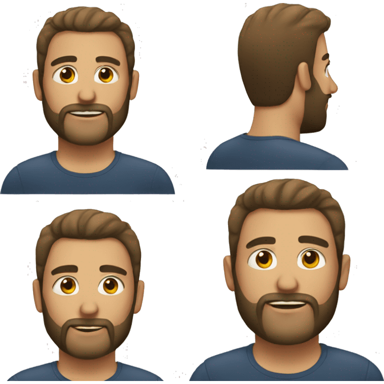 Man with beard emoji